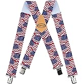 MELOTOUGH Men's Suspenders w/Clip Heavy Duty suspenders for men Big and Tall Work suspenders for Jeans