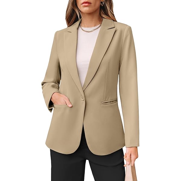 BURBERRY Ladies Loulou Oatmeal Single-Breasted Tailored