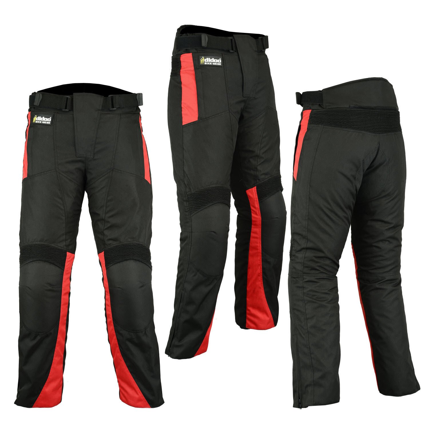 Motorbike Motorcycle Trousers Cordura Textile Waterproof Pants Black