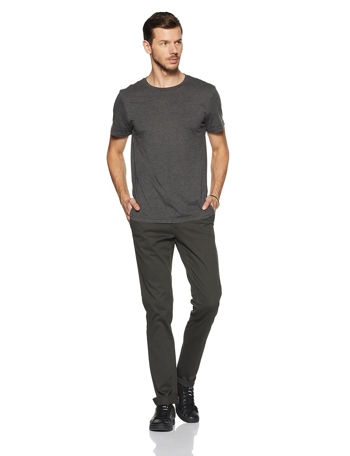 blackberrys men's skinny fit casual trousers