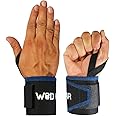 WOD Wear Wrist Wraps with Thumb Loop for Powerlifting, Strength Training, Bodybuilding, Cross Training, Olympic Weightlifting, Yoga - One Size Fits All