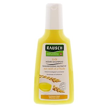Rausch Ei-Öl Nähr-Shampoo (pflegt die trockene Haarstruktur, schenkt Geschmeidigkeit und Glanz ohne Silikone und Parabene), 1