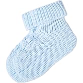 POLO RALPH LAUREN Unisex-baby Baby's Bootie with Cable 1 Pair Pack Soft Cotton Comfort