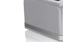 Swan Retro 4 Slice Toaster, Gray