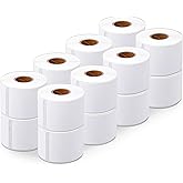 Aegis Adhesives - 2-1/8" X 2-3/4" Replacement for DYMO 30258 (16 Rolls/6400 Labels) Direct Thermal Diskette Media and Veterinary Labels - Compatible With LabelWriter 450, 450 Turbo, 4XL (NOT 550, 5XL)