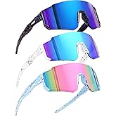 SEKKAF Youth Baseball Sunglasses Kids Sports Sunglasses for Boys Girls Softball Cycling Glasses UV400 Protection