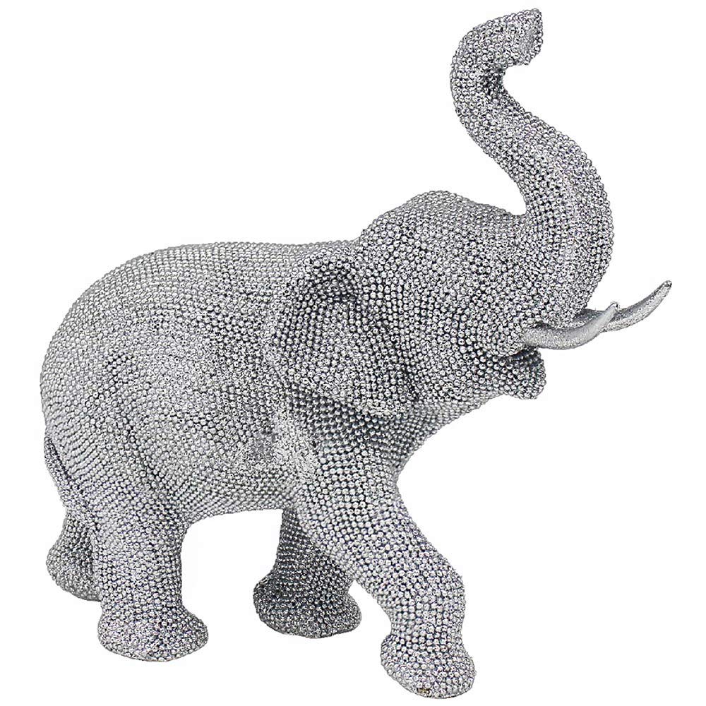 Silver Art Elephant Figurine by Lesser & Pavey