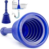 Luigi's Plunger for Sinks and Drains with Large Bellows