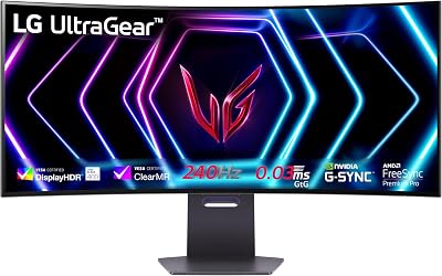 LG UltraGear 39 Inch Curved OLED Monitor 39GS95QE 240Hz 0.03ms HDR10