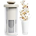 Vegan Milker MylkMaster Zero Waste - Plant and Nut Milk Maker - Manual Plant Strainer for Creamier Homemade Nutmilk, Nut Milk Bag, Almond, Soy, Oat Milk, Whole Bean Coffee Maker