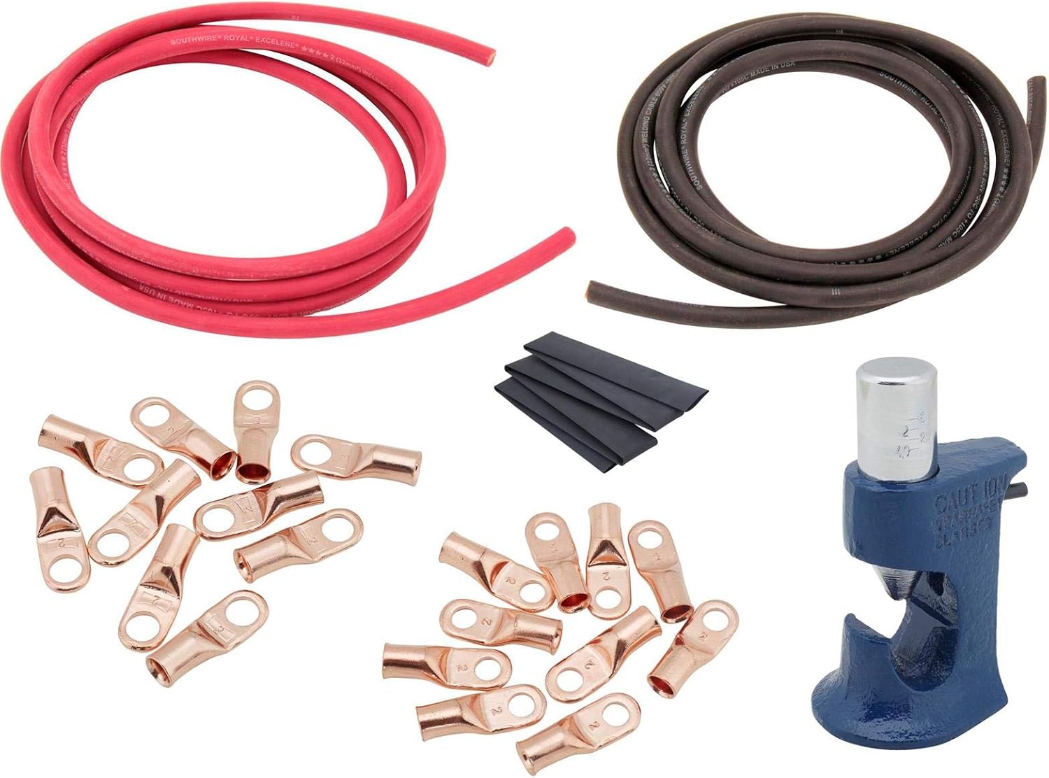 Speedway Battery Cable Crimper Kit, 2ga 