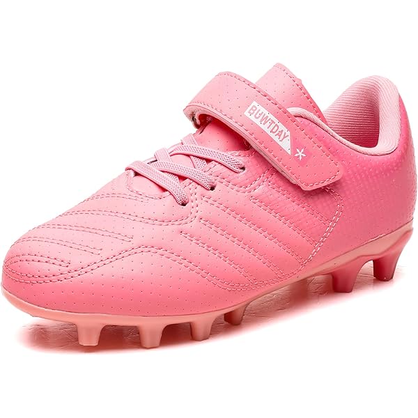 Pink Youth Girls Indoor Soccer Shoes DHOVOR Boys Girls Soccer