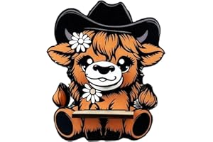 Animal Glasses Holder - High Strength Solid Wood Build, Highland Cow Eyeglasses Holder Stand, Decorative Animal Frame Display