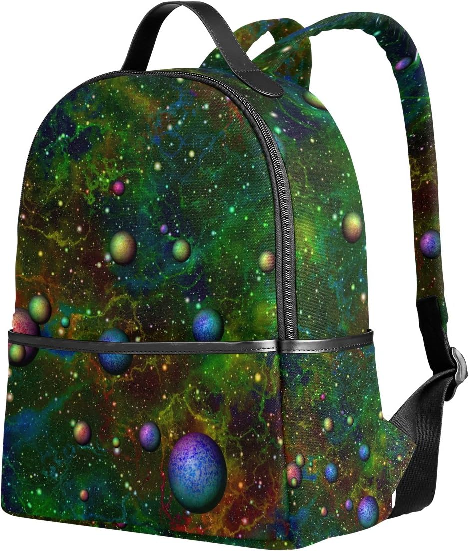 Ahomy School Backpacks Universe Nebula Space Planet Rucksack Shoulder Bags for Girls Boys