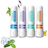 YKJHCSL Nasal Sticks, Portable Nasal Stick for Daily Refreshing, Nose Inhaler Sticks, Nose Inhaler Boost Energy Set, Natural Cool Refreshing Sensation