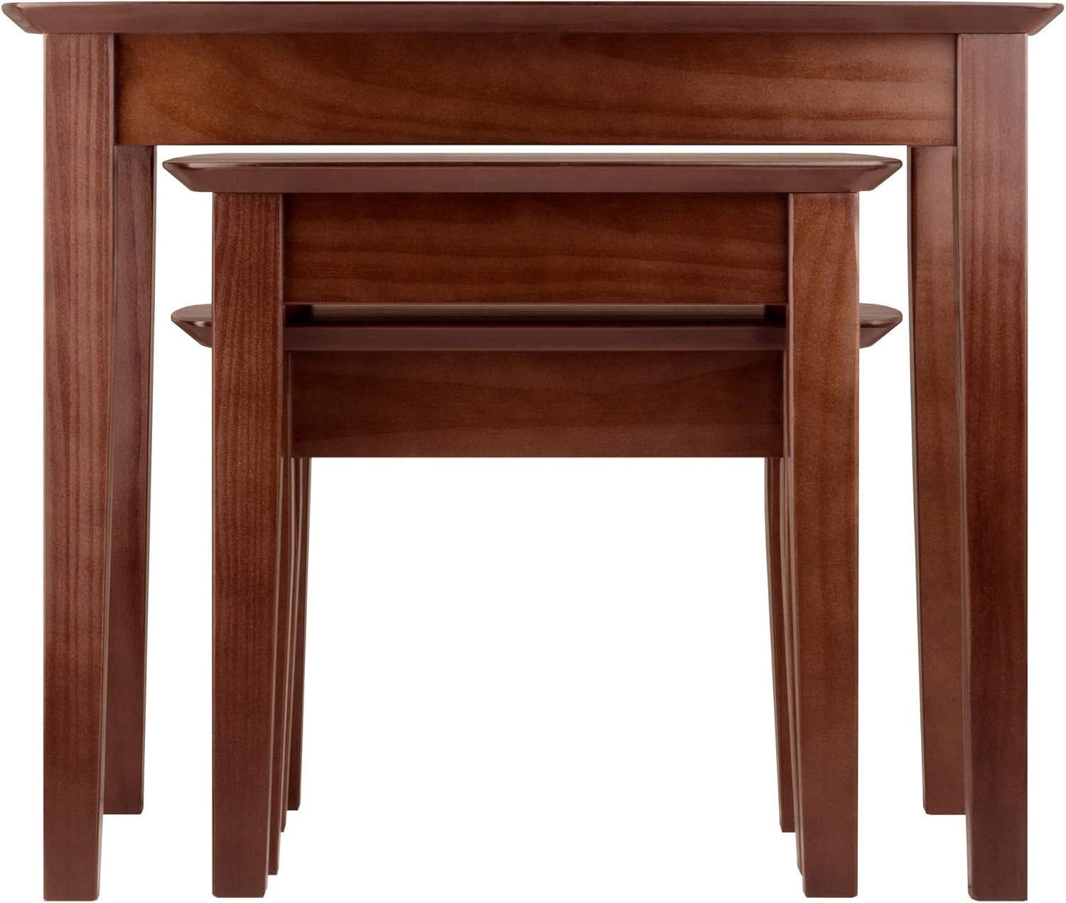 Winsome Wood Bradley Accent Table, Antique Walnut: Furniture & Decor