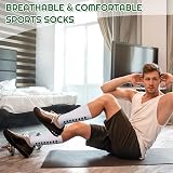 Zuimei 3 Pairs Football Grip Socks Men Anti Slip Sports Breathable White view 5