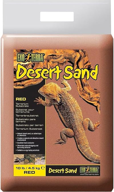 Exo Terra Desert Sand 4.5 Kg Red Brand Natural Desert Sand