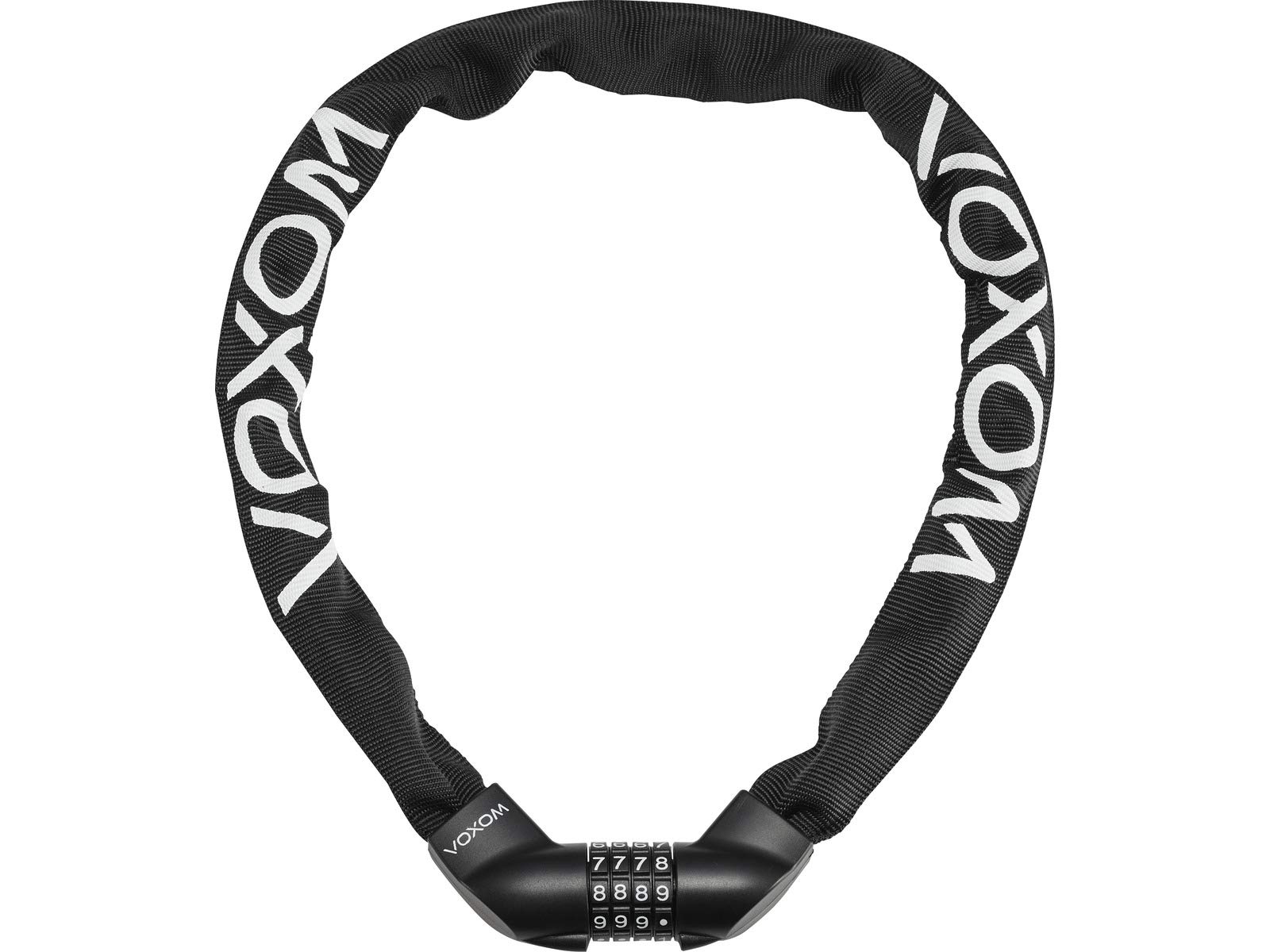 Voxom Sch3 Bicycle Lock Chain Locks, Black, 6 x 900 mm
