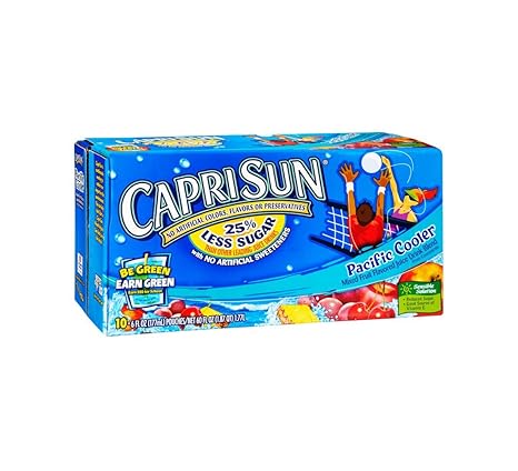 capri sun pacific cooler nutrition facts