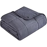 Topcee Weighted Blanket (20lbs 60"x80" Queen Size) Cooling Breathable Heavy Blanket Microfiber Material with Glass Beads Big Blanket for Adult All-Season Summer Fall Winter Soft Thick Comfort