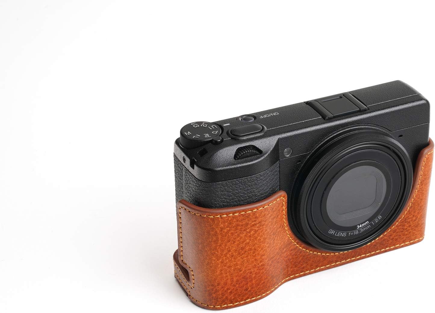 Ricoh GR III Case, Zakao Handmade Genuine Real Leather Half Camera Case ...