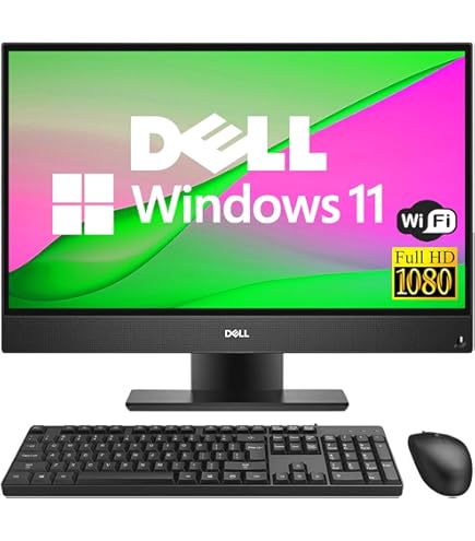 DELL 5270 9世代 i5 256GB NVMe 8G 1920x1080 Refurbished: DELL All-in-One Computer OptiPlex 5270-AIO