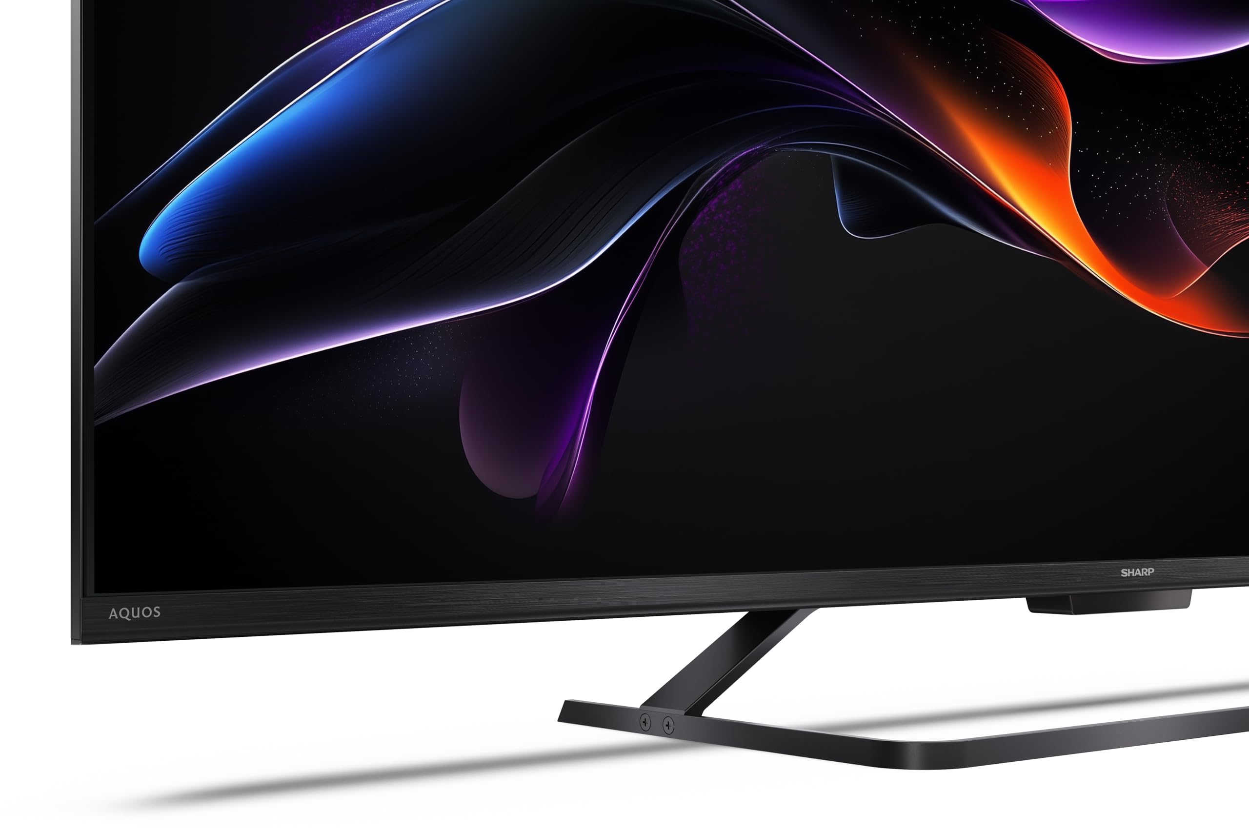 SHARP 55HR7365E – Google TV, 55" UHD, Rahmenlos, 144 Hz, QLED, HDR10, Dolby Vision HDR, Google Assistant mit Mikrofon, Chromecast, Bluetooth, Dolby Atmos 2x12 W, HDMI 2.1 x4, USBx2, Farbe Schwarz 4