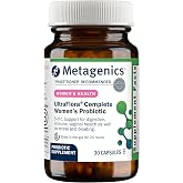 Metagenics UltraFlora Complete Probiotics for Women, 30 Capsules | 5-in-1 Support for Vaginal Health, Digestive Health, Immune Health, Plus Bloating &amp; Stress Relief, Once Daily, Shelf-Stable