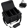 COOZMENT 35L Multi-functional Duffle Bag, Waterproof Shoe & Picnic Camping Organizer, 3 Adjustable Dividers for Travel, Sports, GYM