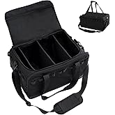 COOZMENT 35L Multi-functional Duffle Bag, Waterproof Shoe & Picnic Camping Organizer, 3 Adjustable Dividers for Travel, Sports, GYM
