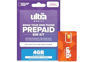 $19/mo. Ultra Mobile Prepaid Phone Plan with Unlimited Talk, Text and 3GB of 5G • 4G LTE Data (SIM Card Kit)