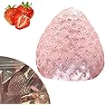 Handmade Big Taba Squishy Strawberry, Cute Strawberry Squeeze Toys, Strawberry Squishies Fidget Toys, Novelty Things Suitable for Adults Relaxation (Glitter)
