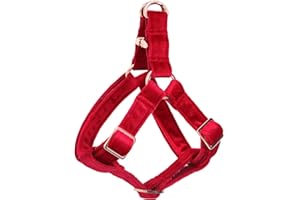 ARING PET Dog Halter Harness - Velvet, No Pull, Adjustable Heavy Duty for Small to Large Dogs