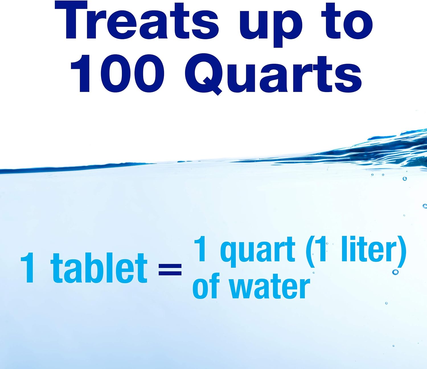 Potable Aqua Germicidal Water Purification Tablets - 50 Count Twin Pack : Sports & Outdoors