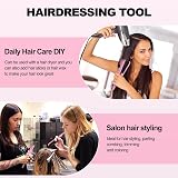 soodyoow 3-in-1 Slick Back & Edge Brush Set Pink, Hair Brush & Comb view 6