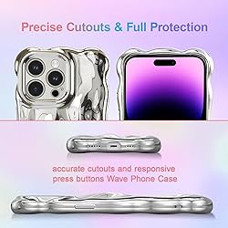 UEEBAI Ripple Case for iPhone 12 Pro Max, Cute