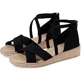 BZees Bali Sand Strappy Wedge Sandals