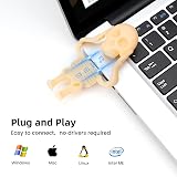 BORLTER CLAMP 32GB USB Flash Drive Skeleton Novelty Memory Stick Pen Drive view 2