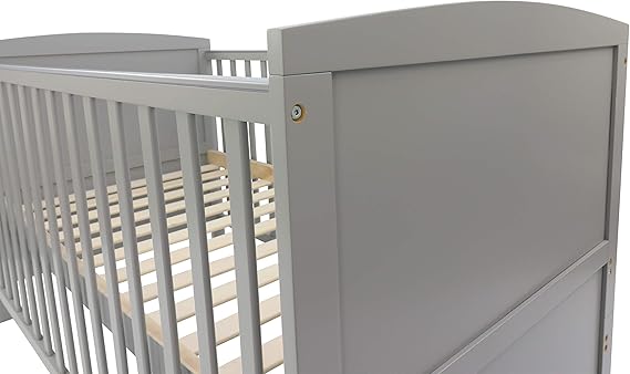 Lit En Bois Gris Design Scandinave 140x70 Cm Lit Reglable En Hauteur Avec Chassis Amovible Lit De Bebe Puckdaddy Ida Lits Pour Nourrissons Et Enfants En Bas Age Bebe Et Puericulture Schoolofbabywearing Com