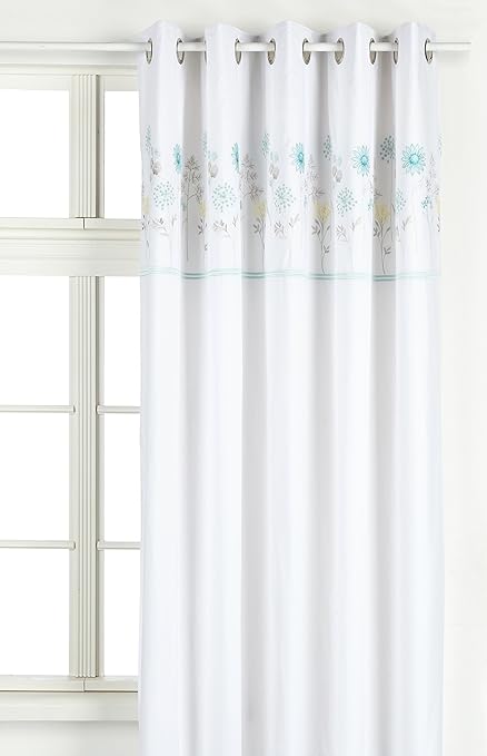 Julian Charles Imogen Luxury Embroidered Thermal Eyelet Curtains