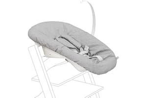 STOKKE Tripp Trapp Newborn Set, Grey - Convert The Tripp Trapp Chair into Infant Seat for Newborns Up to 20 lbs - Cozy, Safe & Simple to Use - Compatible with Chairs After May 2003