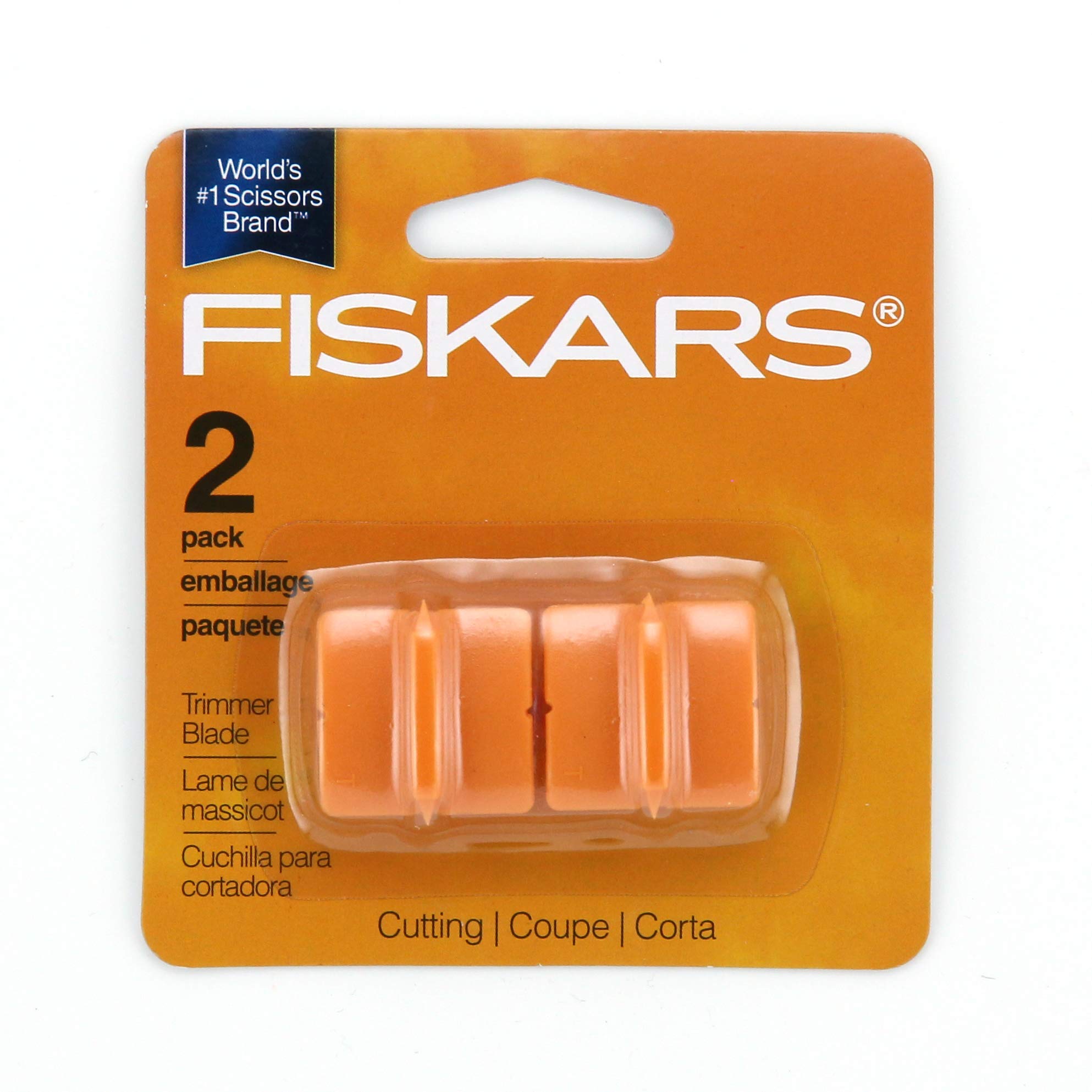 Fiskars 1959601001 Trimmer Cutting Replacement Blades Style G, Orange