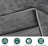 Onarway Dog Blanket 3 Pack 50x70cm Plush Cozy Soft Indoor Grey Purple Lake Green view 4