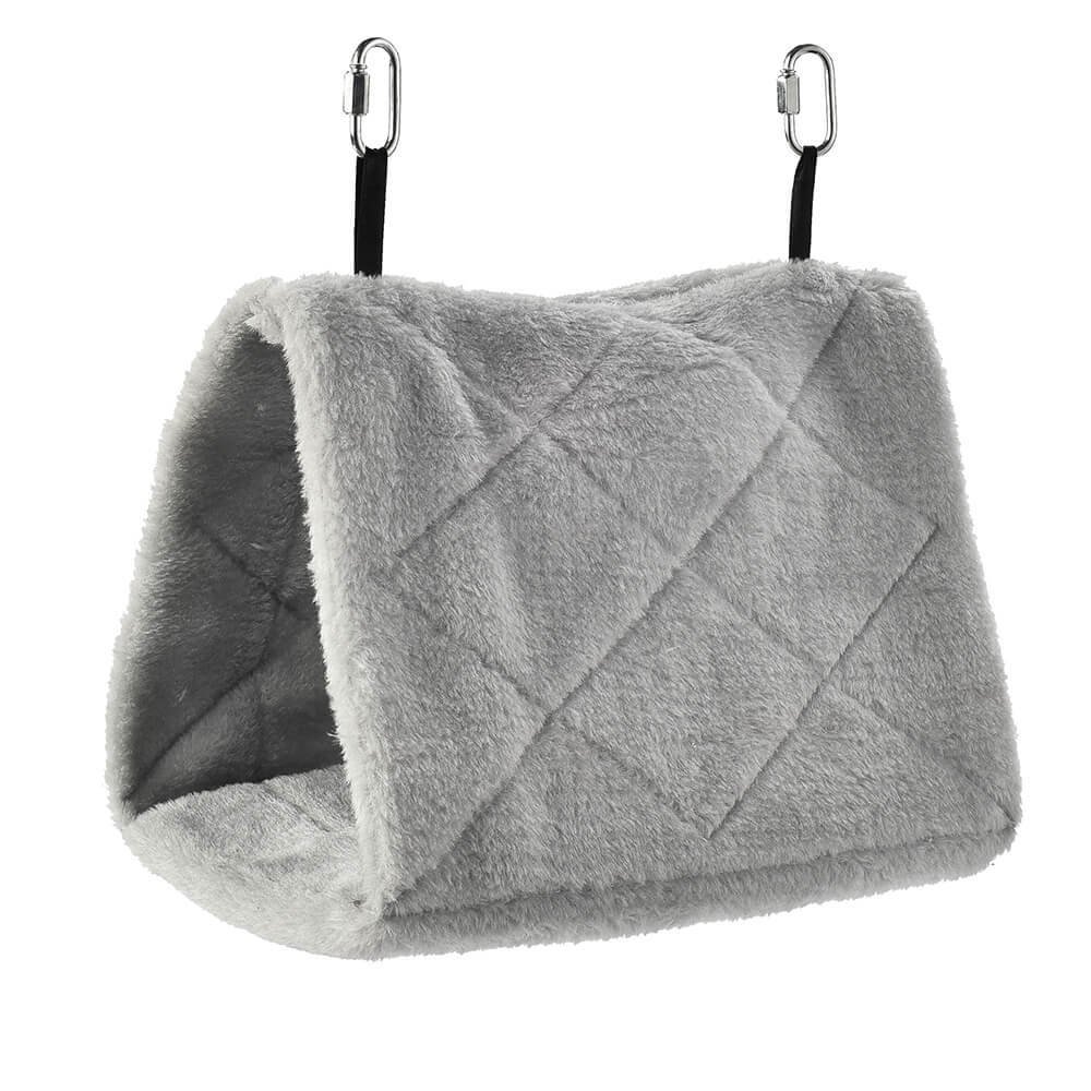 Parrot Essentials Small Bird House Snuggle Hut Hideaway for Parrots, Budgies - Birds Nest, Toy Hut Hammock Tent, Bird Beds for Cage, Parrot Bed, Budgie Bed, Budgie Nest, Budgie Hammock, Bird Nest