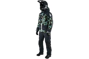 Finntrail Insulated 2-Piece Snowmobile Suit for Men Waterproof Snowmobile Clothing Adult Snow Suit Mens Snowsuit - Powerman