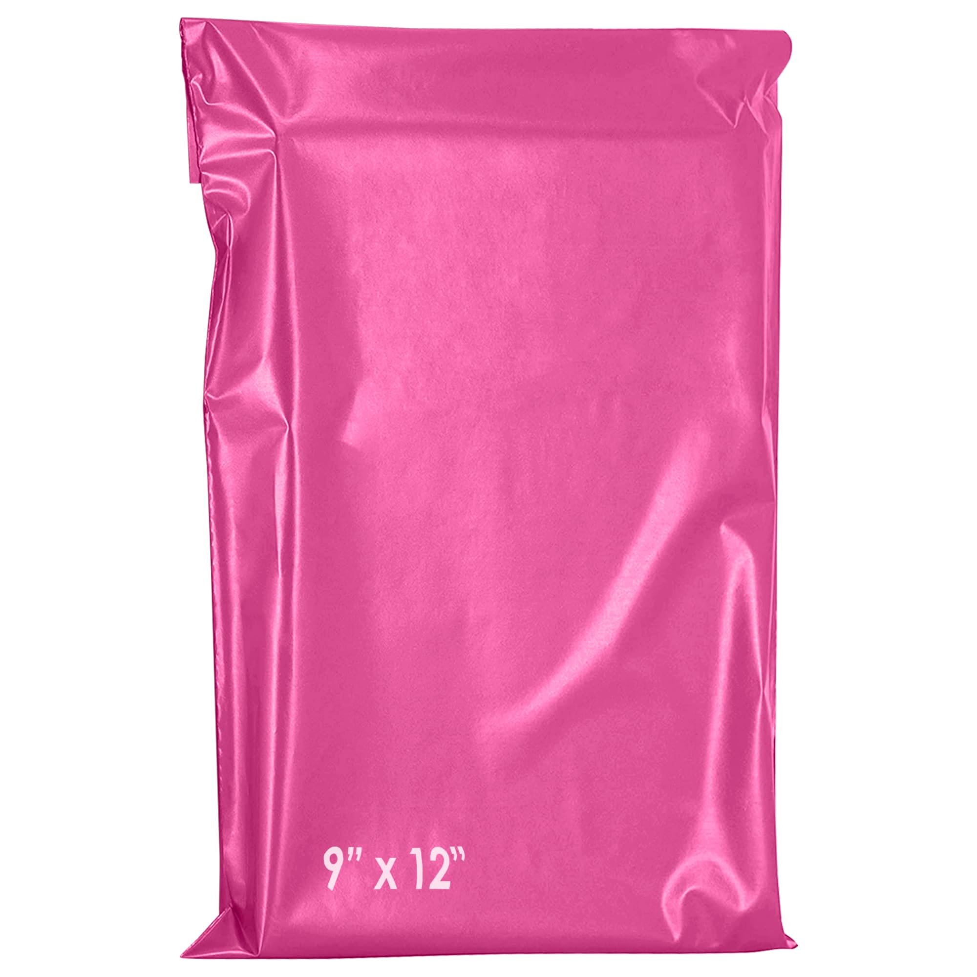 60 Mixed Mailing Postal Self-Seal Closure Plastic Bags, 17x24 Inch Size Envelopes for Posting Clothes, Postal, Packaging, Shipping Bags Tempered Proof, Secure Medium Large Postage Bags Sizes Hot Pink