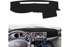 HanLanKa Dashboard Cover Mat Dash Cover Compatible with Toyota 4Runner 2003 2004 2005 2006 2007 2008 2009 Dash Board Protector Cover(Black)