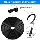 Kigift 6m Silicone Vacuum Hose 4mm ID Black with 4 Clamps for Auto Pipe Air view 3