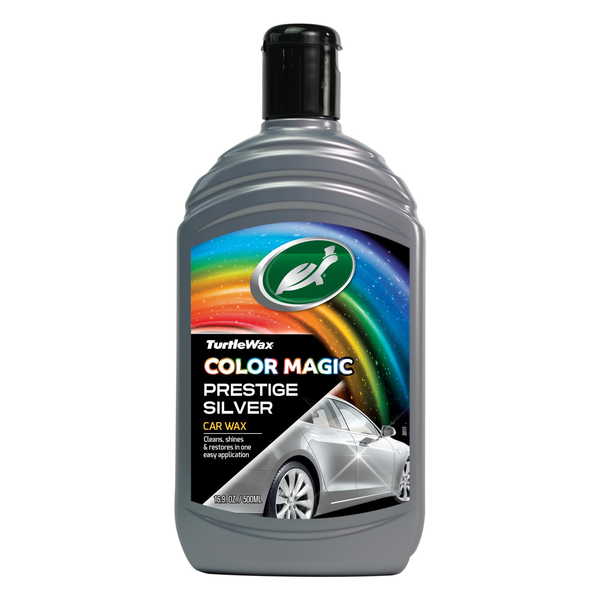 Turtle Wax 52710 Color Magic Car Paintwork Polish Restores Colour & Shine Silver 500ml